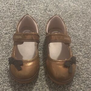 Livie & Luca Brown Dress Shoes with Velcro Strap